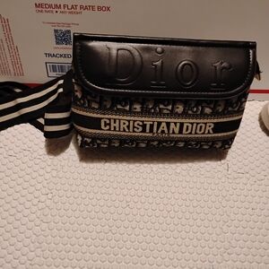 Black Grey and White Vintage Crossbody Bag#detachable Strap